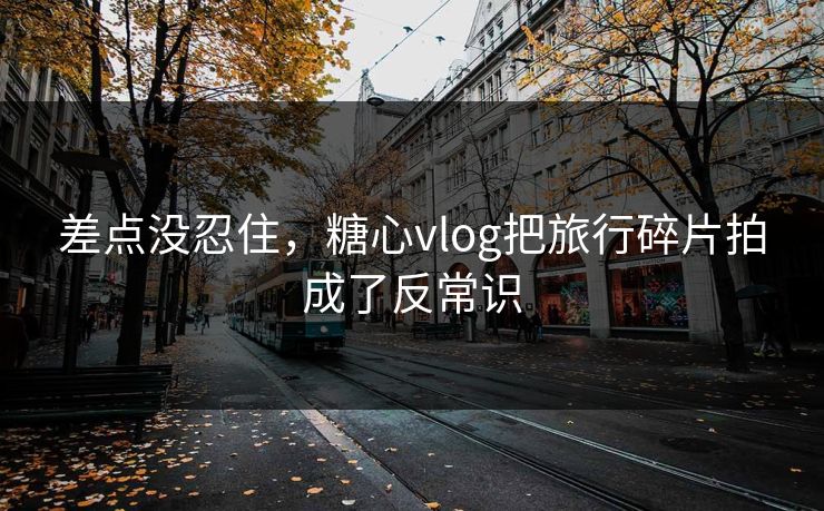 差点没忍住，糖心vlog把旅行碎片拍成了反常识